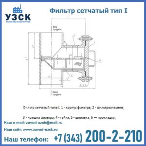 Фильтр сетчатый ФС по Т-ММ-11-2003 в Сочи
